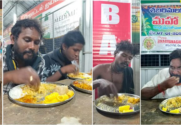 Annadanam Program in Pambavali, Near Nilakkal, Sabarimala