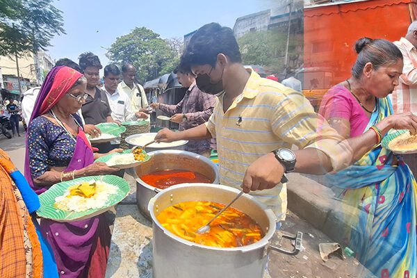Feeding Homeless Needy People
